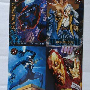 Spider-Man Premium '96 Eternal Evil - Uncut Promo Sheet - Spider-Man, She-Venom